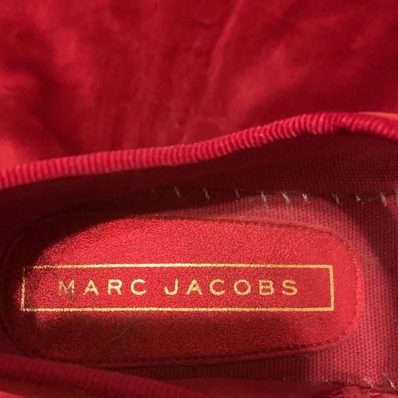 Marc Jacobs Metallic Red/Silver/Blue Platform Espadrille Never Worn Sz 39 - Picture 5 of 8